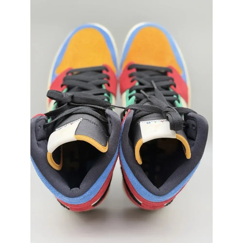 Jordan 1 Mid SE Fearless Blue The Great Men’s 8 CU2805-100 Multicolor /pre-owned